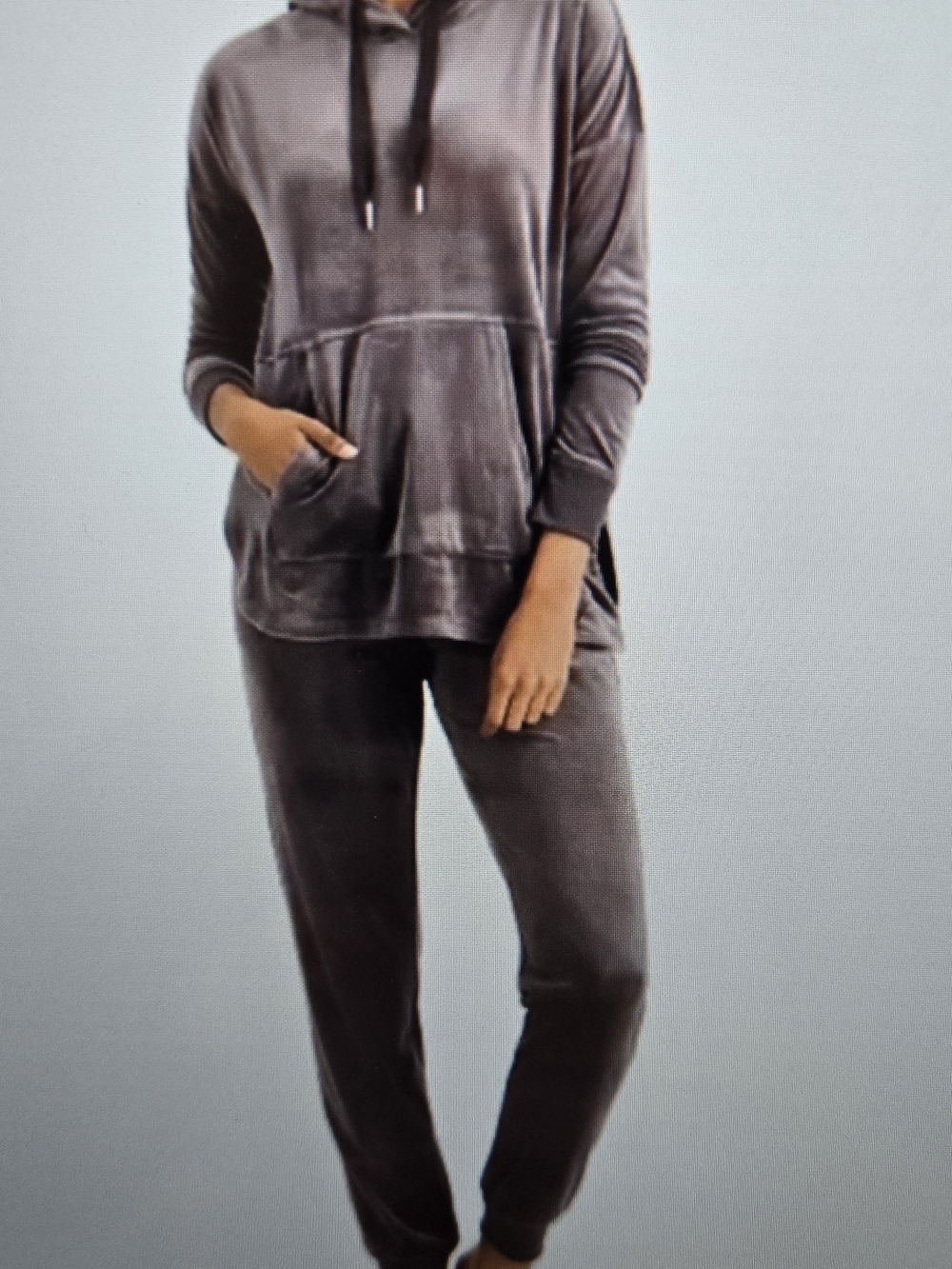 NWT Alfani women's Velour Hoodie Set M